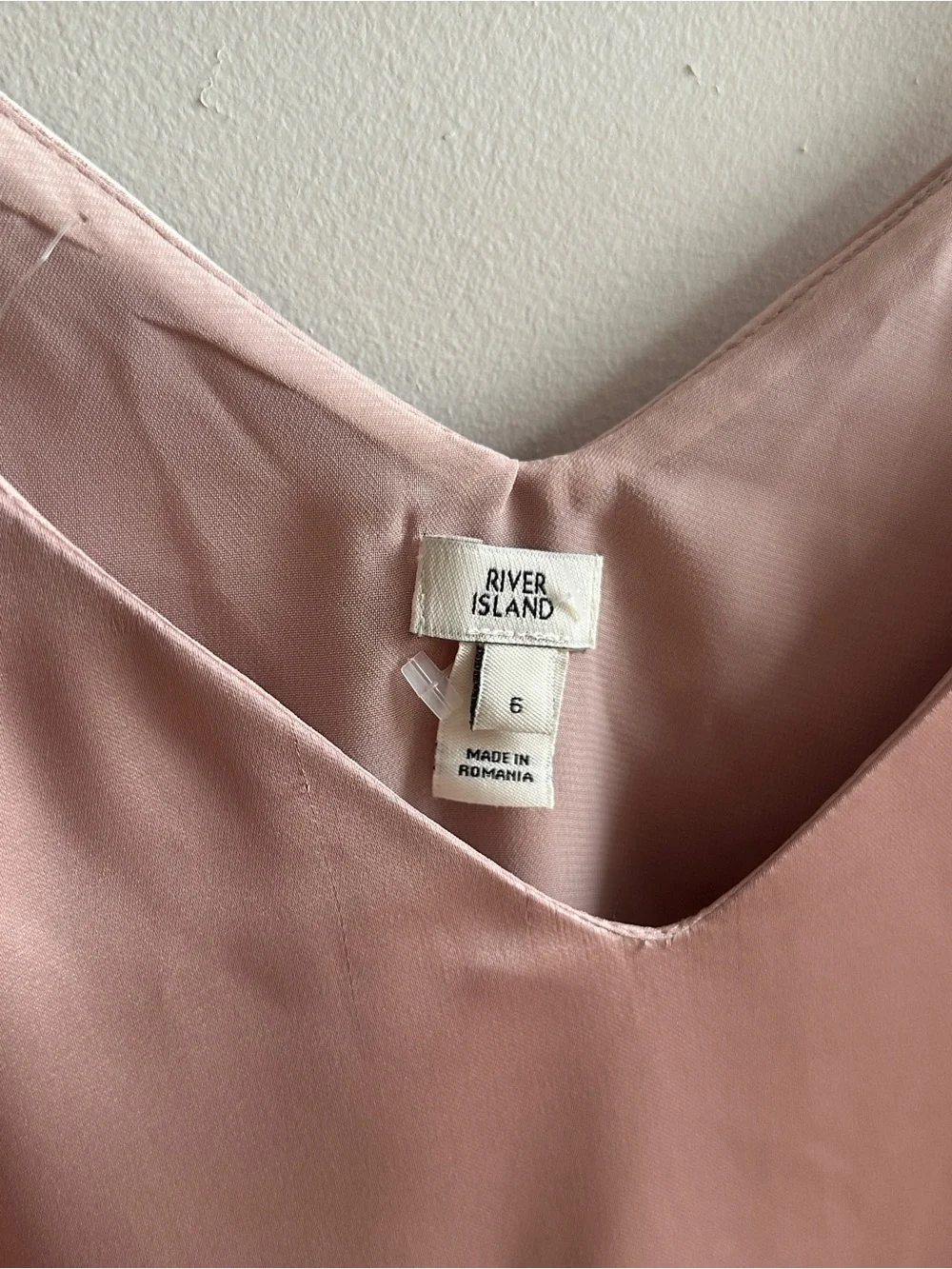River Island Blush Pink Fringe Camisole